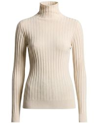 Peserico - Ribbed-Knit Roll-Neck Sweater - Lyst