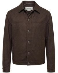 Jacob Cohen - Button-Fastening Wool Shirt Jacket - Lyst