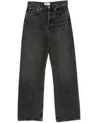 Agolde - Faded-Effect Wide-Leg Jeans - Lyst