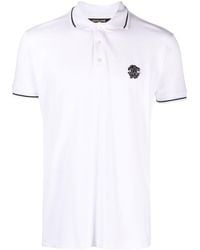 Roberto Cavalli - Embroidered-logo Polo Shirt - Lyst