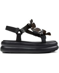 Camper - Twins Flower-Detail Touch-Strap Sandals - Lyst
