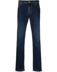 Corneliani - Low-rise Straight-leg Jeans - Lyst