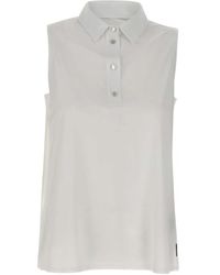 Rrd - Ärmelloses Poloshirt - Lyst