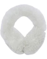 Yves Salomon - Lamb-Shearling Earmuffs - Lyst