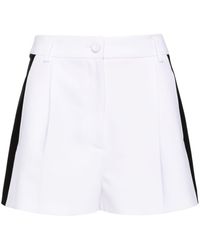 Moschino - Stripe-detail Tailored Shorts - Lyst