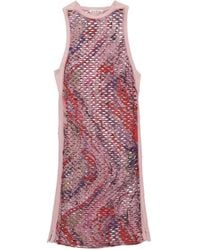 Acne Studios - Trägershirt aus Mesh - Lyst