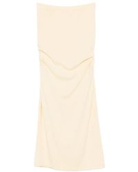 TOTEME - Draped Jersey Maxi Skirt - Lyst