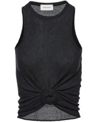 Magda Butrym - Knot-Detail Tank Top - Lyst