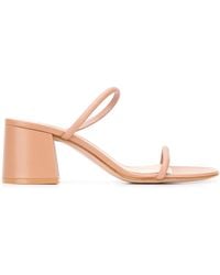 Gianvito Rossi - Riemchensandalen Mit Blockabsatz - Lyst