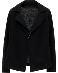 Yohji Yamamoto - Safety-Pin Notched-Lapel Blazer - Lyst