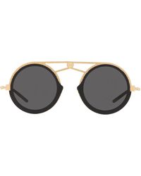 Dolce & Gabbana - Round-Frame Sunglasses - Lyst