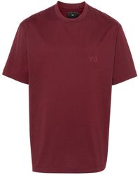 Y-3 - Logo-rubberised Cotton T-shirt - Lyst