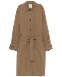 TOTEME - Cotton Trench Coat - Lyst