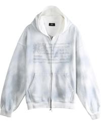 THUG CLUB - Graphic-Print Zip-Up Hoodie - Lyst