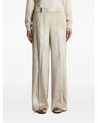Peserico - Pleat-Detail Corduroy Trousers - Lyst