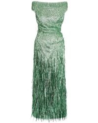 Erdem - Sequin-Embroidered Midi Dress - Lyst