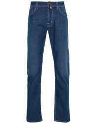 Jacob Cohen - Vaqueros slim de talle medio - Lyst