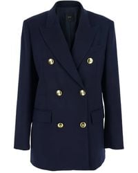 Pinko - New Guinea Blazer Met Dubbele Rij Knopen - Lyst