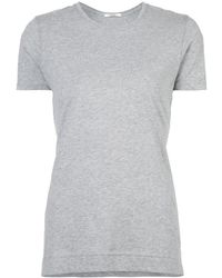 Adam Lippes - Crew Neck Cotton T-shirt - Lyst