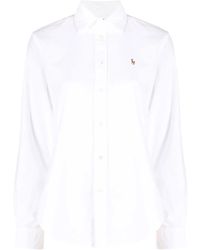 Polo Ralph Lauren - Brand-Embroidered Regular-Fit Cotton Shirt - Lyst