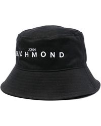 John Richmond - Logo-embroidered Bucket Hat - Lyst
