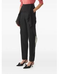 Lanvin - Trousers With Ruffles - Lyst