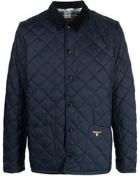 Barbour - Embroidered-logo Quilted Jacket - Lyst