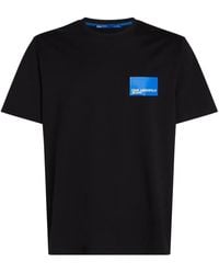 Karl Lagerfeld - T-Shirt Aus Bio-Baumwolle Mit Logo-Print - Lyst