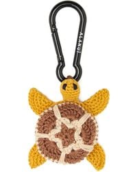 Alanui - Turtle Crochet Keyring - Lyst
