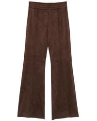 D.exterior - Pantalones Acampanados Con Cinturilla Elástica - Lyst