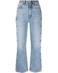 RE/DONE - 70s Flared Jeans - Lyst