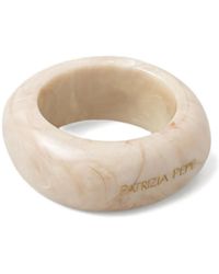 Patrizia Pepe - Nature Soul Marble-Effect Logo-Print Bracelet - Lyst