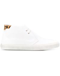 Saint Laurent Sneakers mit Animal-Print - Weiß