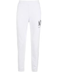ARMANI EXCHANGE - Embroidered-Logo Track Pants - Lyst