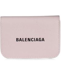 Balenciaga - Mini Logo-Print Wallet - Lyst