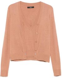 Weekend by Maxmara - Front-Button V-Neck Cardigan Set - Lyst