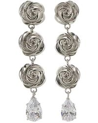 Magda Butrym - Boucles D'Oreilles Pendantes À Breloque Fleur - Lyst