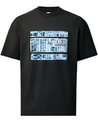 C.P. Company - 30/1 Jersey Short-Sleeve Chest-Graphic T-Shirt - Lyst
