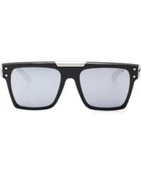 Philipp Plein - Occhiali Da Sole Squadrati Con Placca Logo - Lyst