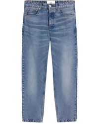 【AMI PARIS】 Garment-dyed jeans Ami Paris Garment-Dyed Jeans in Natural for Men | Lyst