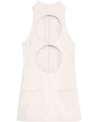 Courreges - Cut-Out Sleeveless Minidress - Lyst