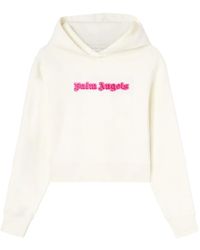 Palm Angels - Hoodie Met Logoprint - Lyst