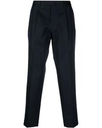 Dell'Oglio - Pleat-Detail Cropped Chinos - Lyst