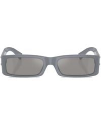Dolce & Gabbana - Rectangle-Frame Logo-Plaque Sunglasses - Lyst