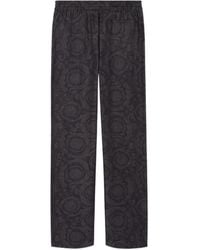 Versace - Pantaloni Con Stampa Barocca - Lyst