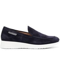 Gianvito Rossi - Yatchclub Suede Loafers - Lyst