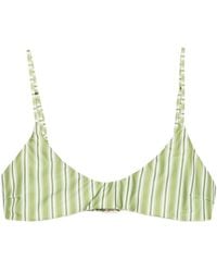 Faithfull the Brand - Harper Striped Bikini Top - Lyst