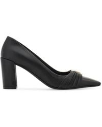 Ferragamo - Gancini Ornament Pumps With Block Heel - Lyst
