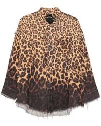 R13 - Leopard-Print Shirt - Lyst