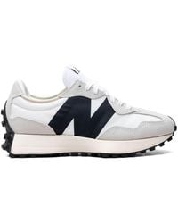 New Balance - 327 Grey/White Sneakers - Lyst